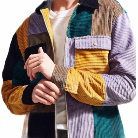 Urban Outfitters Jackets & Blazers - URBAN OUTFITTERS PATCHWORK CORDURAY JACKET COAT